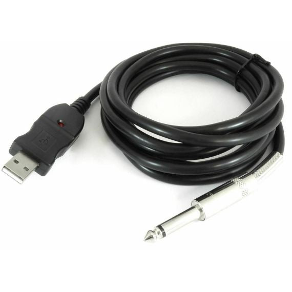 Cavo audio mono jack audio 6.35mm-USB 3m Cavo audio mono jack audio 6.35mm-USB 3m